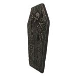 Festival Halloween Coffin Prop Black Foam Durable Scene Decoration