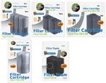 Superfish Aqua Flow Cartridge Aquarium Filter Foam Carbon 50 100 300 200 400 XL