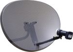 Satellite Dish QUAD LNB Freesat 80cm Hotbird Polsat NC+ SKY Zone 2 antenna kit