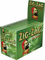 2500 GREAT VALUE ZIG ZAG GREEN RIZLA/ROLLING PAPERS 50 PACKS X 50 PAPERS