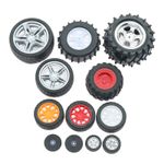 Rubber Tire Wheel Model Assembly Wheel Build Parts For Model Car Toys Many Size