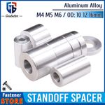 M4 M5 M6 Aluminium Standoff Spacer OD 10/12/16mm Round Spacer bushing Bonnet