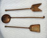 Vintage Egyptian Handmade Copper Utensils Set of 3 Rustic Wall Decor