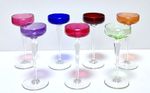 Antique Art Nouveau Crystal Glass - Set of 7 Liqueur Bowl - Circa 1900 - H.12.5cm
