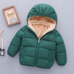 Kids Winter Fleece Jacket Hooded Warm Cartoon Coat Baby Boys & Girls UK