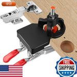 35mm Metal Concealed Hinge Jig with 2 Quick Clamps Cabinet Door Mounting Tool
