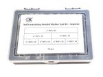 Imperial BSP Bonded Dowty Washer Seal Kit - 7 Sizes - x 70 PCS Self Centering