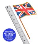 British Union Jack Flag +trim (Quality Vinyl) 1:32 Scale Britains Deetail Style