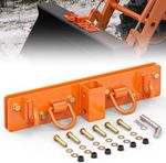 Heavy Duty Tractor Bucket Hooks with 5.08cm Receiver & 1.27cm Forged D Ring🔥