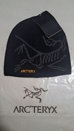 Arc'teryx Knit Beanie Wool Hat Logo Black One Size Men's