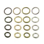 15 19 32 mm Open Ring Open Circle Clips Metal Buckles Webbing Bag Straps Belt