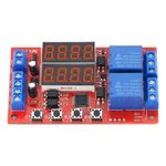 Dual Channel Time Delay Relay 12V 10A Module 32 Working Modes Timer Circuit
