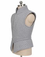 Medieval Quilted Gambeson Vest Grey Padded Armor LARP Viking Knight Reenactment