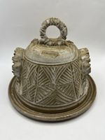 Very Rare Vintage Levi's Hand Made Pottery Cheese / Butter Dish