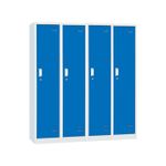 4 x 1 Door Steel Locker 1850mm H x 380mm W x 450mm D