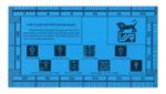 VST Plastic Stamp Perforation Gauge Guide Measure Double Sided