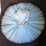 Embellished Katz Light Blue Ballet Tutu Skirt  Clothing Adult S/M Labelled 38