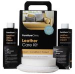 Leather Cleaner and Conditioner Care Kit | Sofa Furniture Car Seat Cleaning