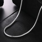 Sterling Silver 925 Solid 3mm 2.5mm Heavy Snake Chain Necklace 16 18 20 22 24"