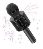 Wireless Microphone, Karaoke Bluetooth Microphone for Kids Adults, Portable Toy
