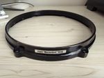 Pearl Mastercast 10" 6 Lug  Die Cast Black Chrome Drum Tom Hoop Rim #2