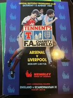 CHARITY/COMMUNITY SHIELD PROGRAMMES 1985 to 2017  U CHOOSE (LGE PROGS)