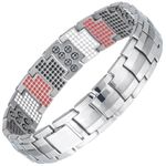 Pure 100% Titanium Magnetic Therapy Bracelet Pain Relief Arthritis Carpal Tunnel