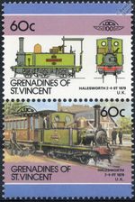 1879 Halesworth 2-4-0T (Southwold Railway) Train Stamps / LOCO 100