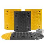 2.5 M Speed Ramp Kit: 75mm 5 MPH (4 Midsections + 2 End Caps - Fixings Included)