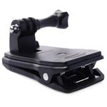 360° Rotating Backpack Hat Clip Mount for GoPro Hero 2–12