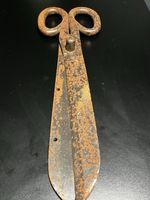 Antique Huge 17” Tailors tool, shop display , v heavy 