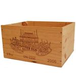 1 X GENUINE FRENCH WOODEN WINE BOX BOOKCASE / SHELVES / A4 PAPER STORAGE ARCHIVE