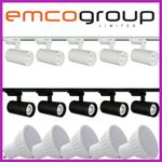 1m - 5m Meter 5W LED Spot Track Light GU10 Rail Tilt Single Circuit Adjustable 