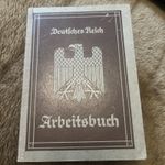 WW2 German woman's workbook perfect original condition