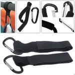 2x BUGGY CLIPS Universal Baby Pram Stroller Pushchair Shopping Bags Hooks Straps