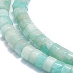 Strand 155+ 4mm Natural Amazonite Plain Heishi Beads UK