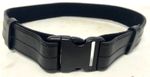 British Military Issue MoD Police Black Leather Tactical Belt