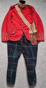 Rare Original Pre WW1 HLI Uniform Cutaway Jacket Beautiful Sash & Trews Breeches