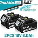 Makita Genuine BL1860 18V 6.0ah Lithium-ion LXT Battery UK *TWIN-PACK*