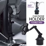 360° Cradle Desktop GPS Mobile Phone Universal Car Cup Phone Holder Mount Stand,