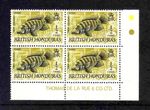 Br Honduras 1971 Wildlife Definitive/ Fish IMPRINT block of 4 (SG 277) MNH