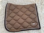 PS of Sweden Monogram Dressage Saddlepad Brown - COB