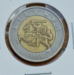 LITHUANIA 1999 5L Coin. HORSE