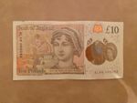 Rare £10 note, unique serial number 000092