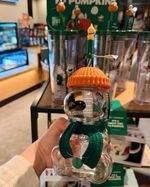 Special Edition 2026 Starbucks x Peanuts Snoopy Glass Cup Halloween Gift NEW*HOT