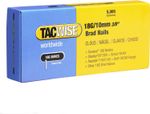 Tacwise 0392 Type 18G / 10 mm Galvanised Brad Nails, Pack of 5,000, 10 
