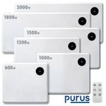 Purus WIFI Electric Panel Heater Wall Mounted Portable Heater Timer & Thermostat