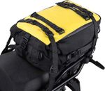 Rhinowalk Multifunctional Waterproof Rear Rack Motorcycle Seat Bag, Yellow 30L