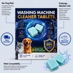 Prime Drum Washing Machine Cleaner Pro,12-Pack Deep Clean Drum & Remove Descaler