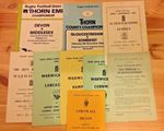 County Rugby Union Programmes 1946 - 1999